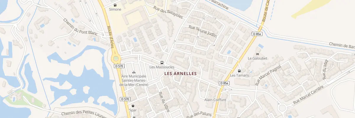Plan du 10 Av des Massoucles à Saintes-Maries-de-la-Mer