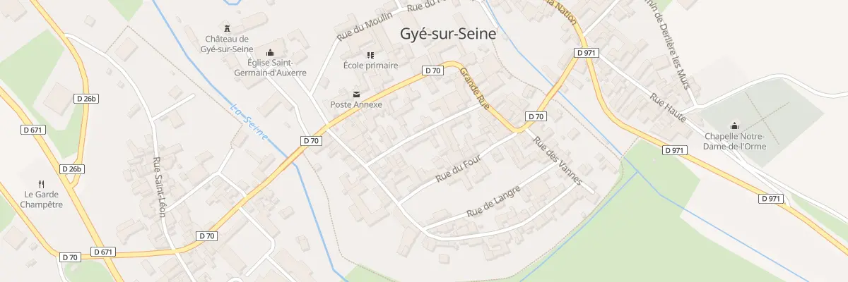 Plan du 8 Rue du Pressoir Fermé à Gyé-sur-Seine