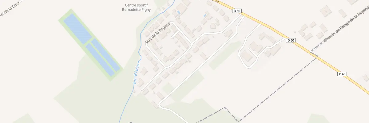 Plan du 54 Rue de la Pagerie à Moncetz-Longevas