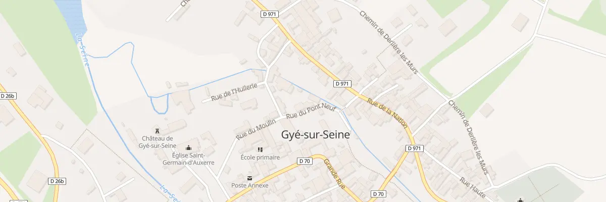 Plan du 9004 Rue du Pont Neuf à Gyé-sur-Seine