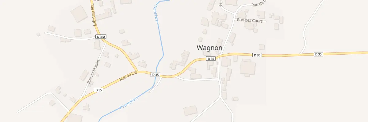 Plan du 5008 Le Village à Wagnon