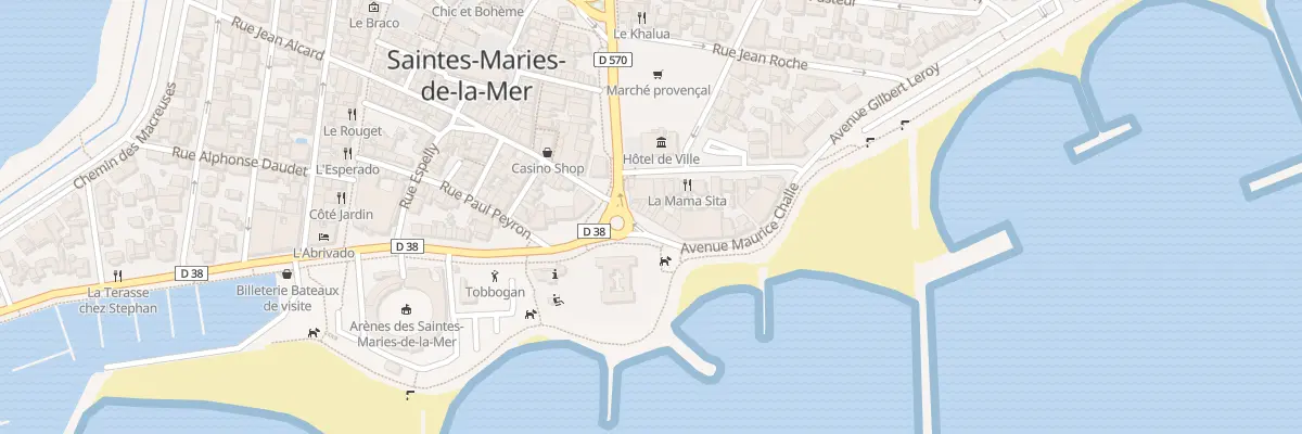 Plan du 1 Av de la République à Saintes-Maries-de-la-Mer