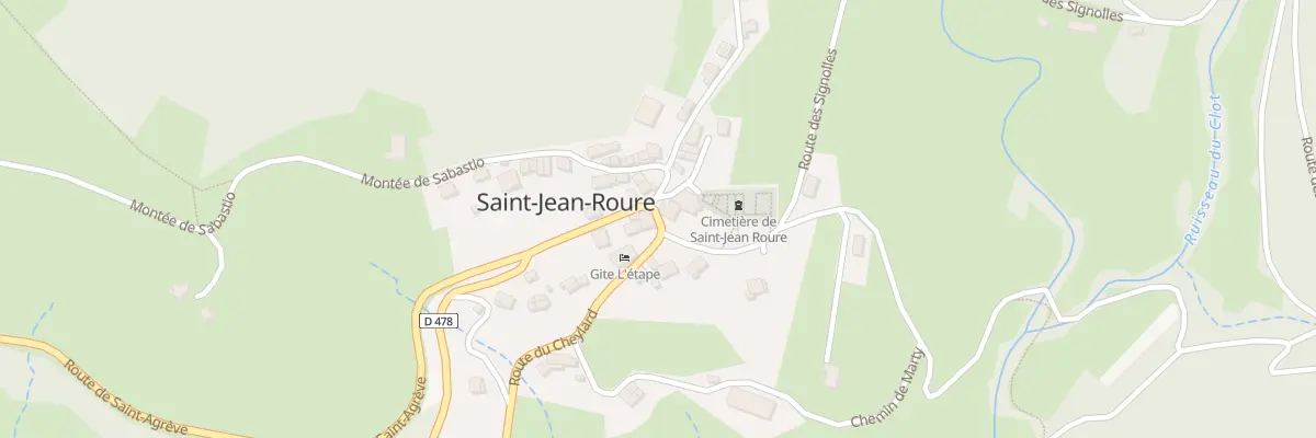 Plan du 2 Pl de l’Église à Saint-Jean-Roure