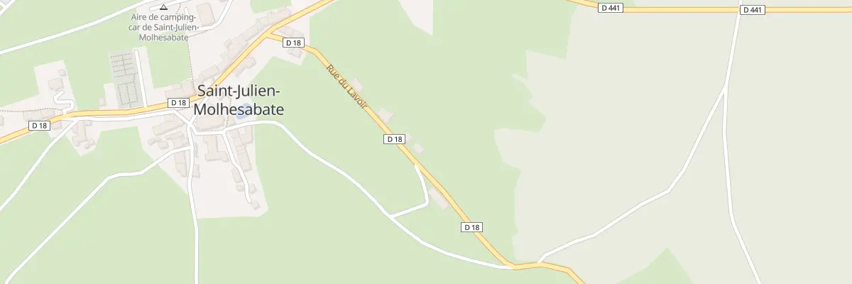 Plan du 5039 Le Bourg à Saint-Julien-Molhesabate
