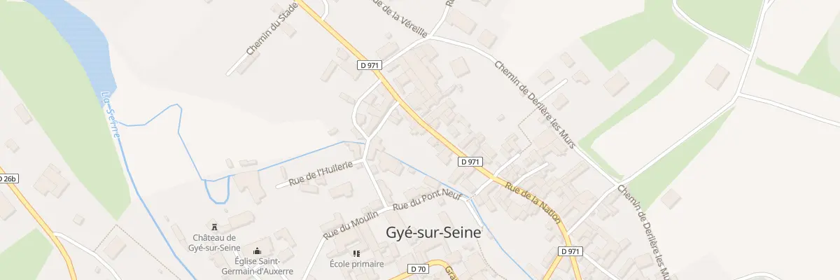 Plan du 12 Rue de la Nation à Gyé-sur-Seine
