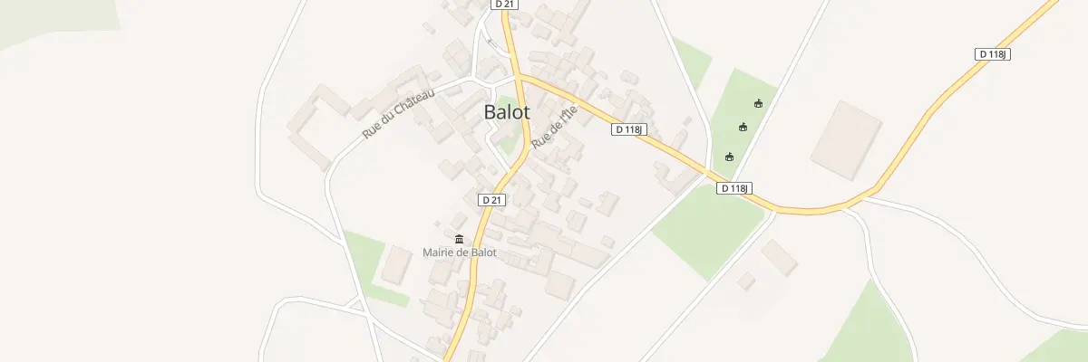 Plan du 7 Rue d’En Haut à Balot