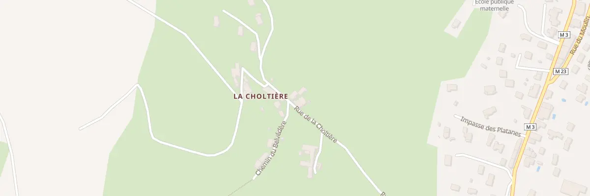 Plan du 560 Rue de la Choltière à Sorbiers