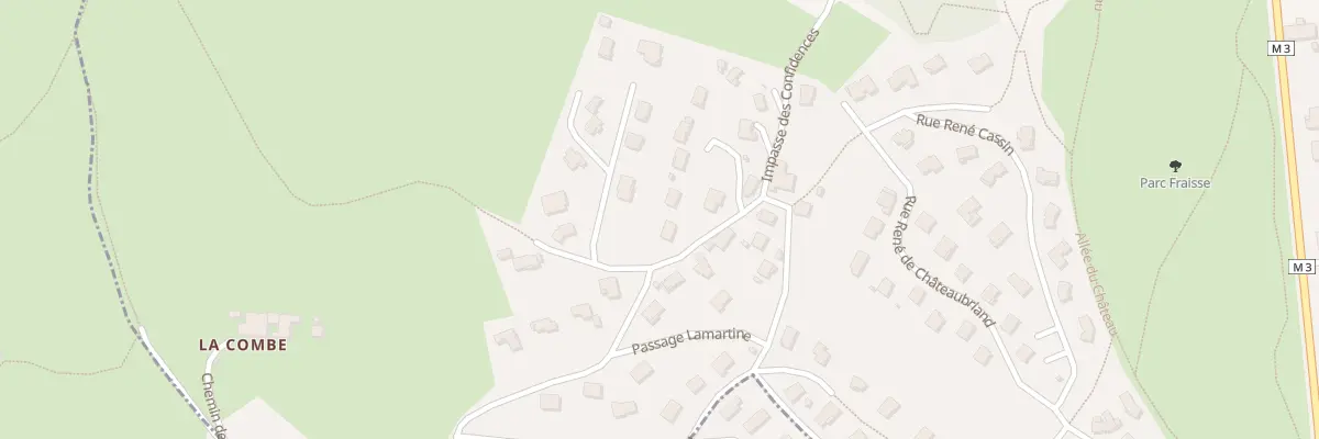 Plan du 14B Rue Lamartine à Sorbiers