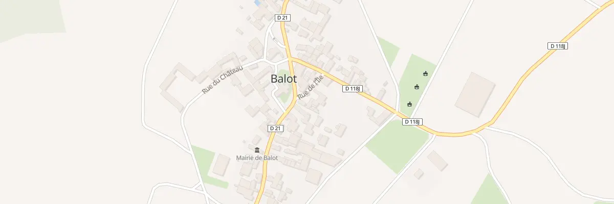 Plan du 1 Rue d’En Haut à Balot