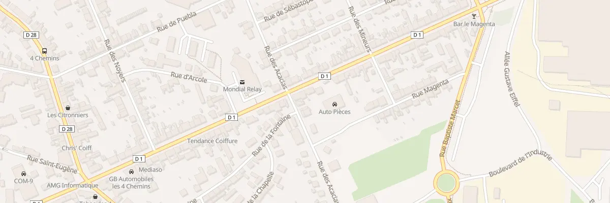 Plan du 5 Rue des Acacias au Creusot