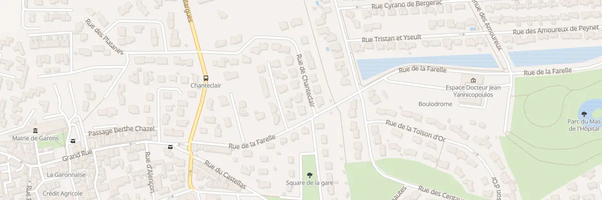 Plan du 3 Rue Chanteclair à Garons