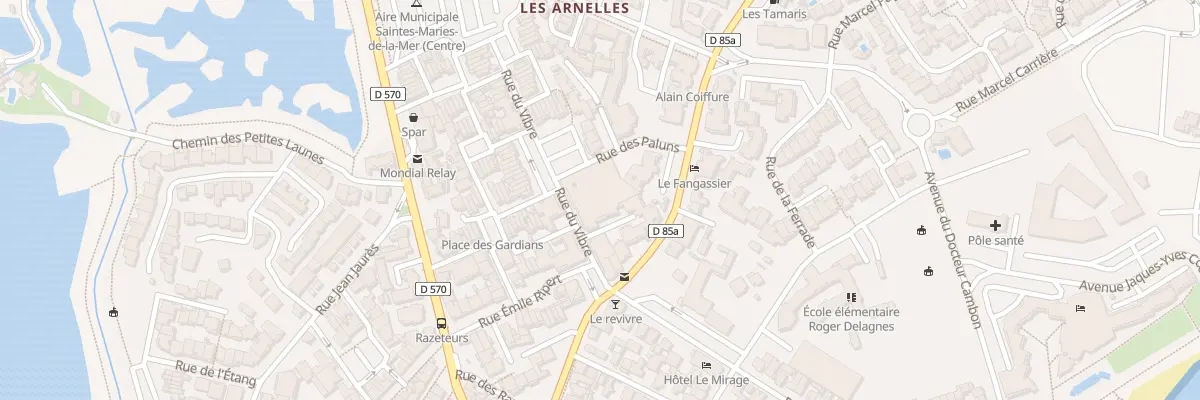 Plan du 4 Rue du Vibre à Saintes-Maries-de-la-Mer