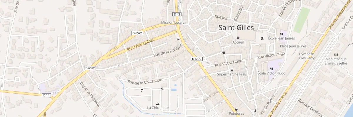 Plan du 14 Rue de la Chicanette à Saint-Gilles