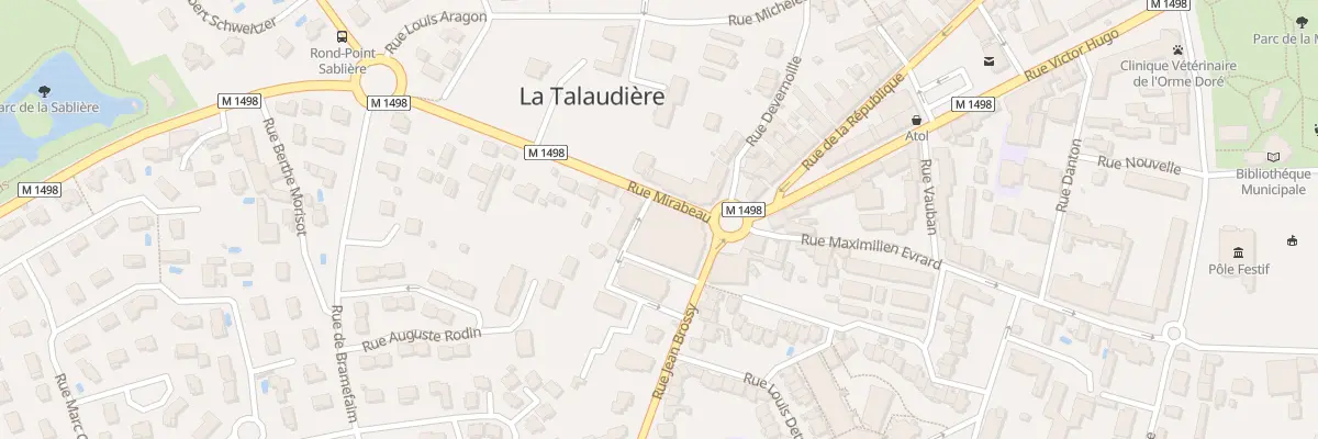 Plan du 2 Pl de l’Eglise à La Talaudière
