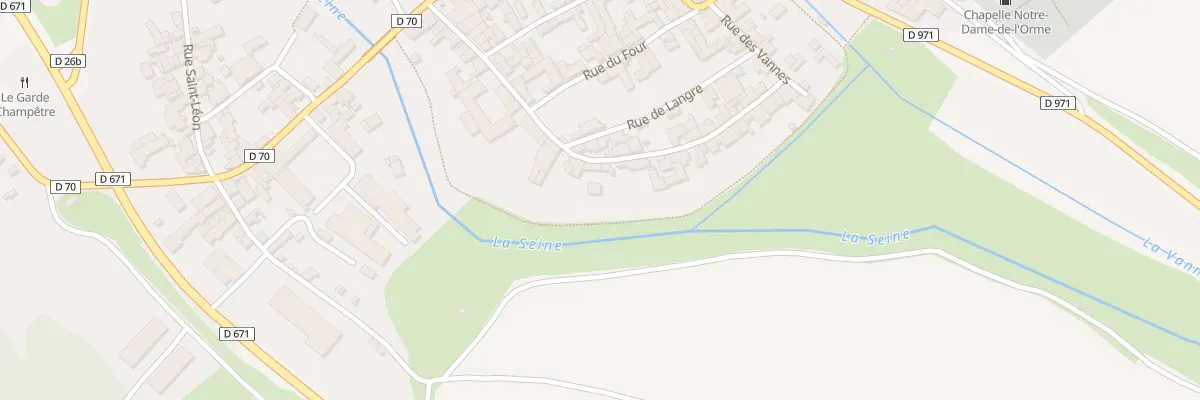 Plan du 30B Rue des Vannes à Gyé-sur-Seine