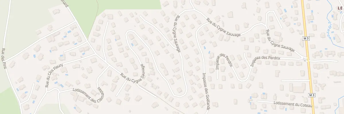 Plan du 34 Rue du Cygne Sauvage à Sorbiers