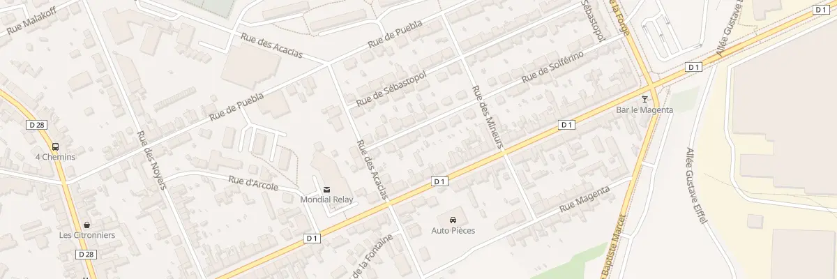 Plan du 35 Rue de Solferino au Creusot
