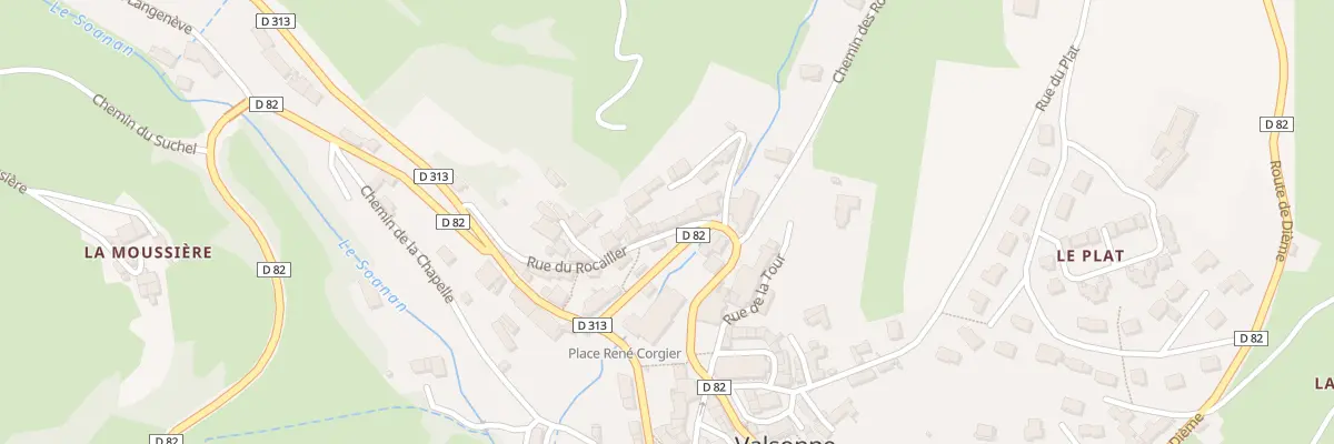 Plan du 26 Rue du Rocailler à Valsonne