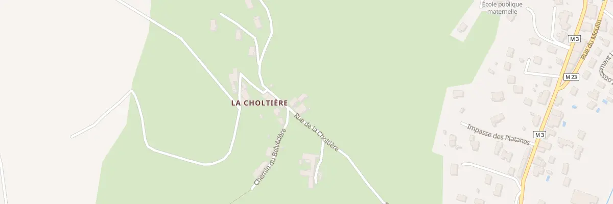Plan du 508 Rue de la Choltière à Sorbiers