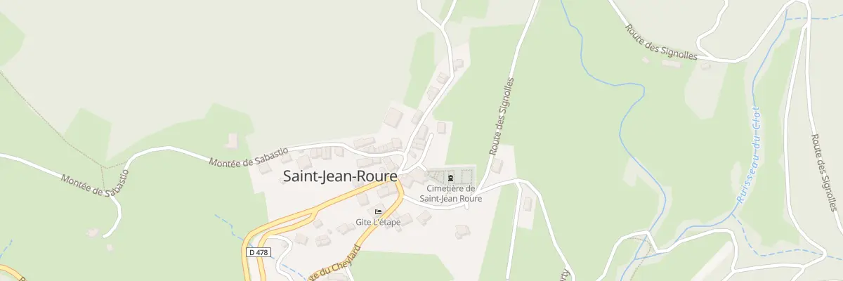 Plan du 5078 Le Village à Saint-Jean-Roure
