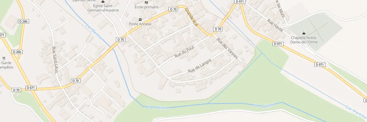 Plan du 2A Rue du Four à Gyé-sur-Seine