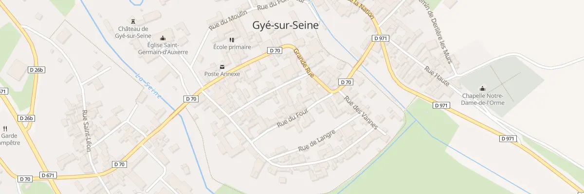 Plan du 12 Rue du Pressoir Fermé à Gyé-sur-Seine