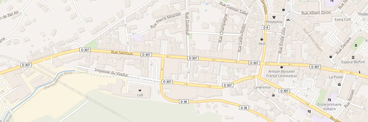 Plan du 3 Rue DE LA REPUBLIQUE à Tarare
