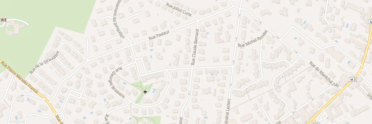 Plan du 1 Rue Claude Bernard à La Talaudière