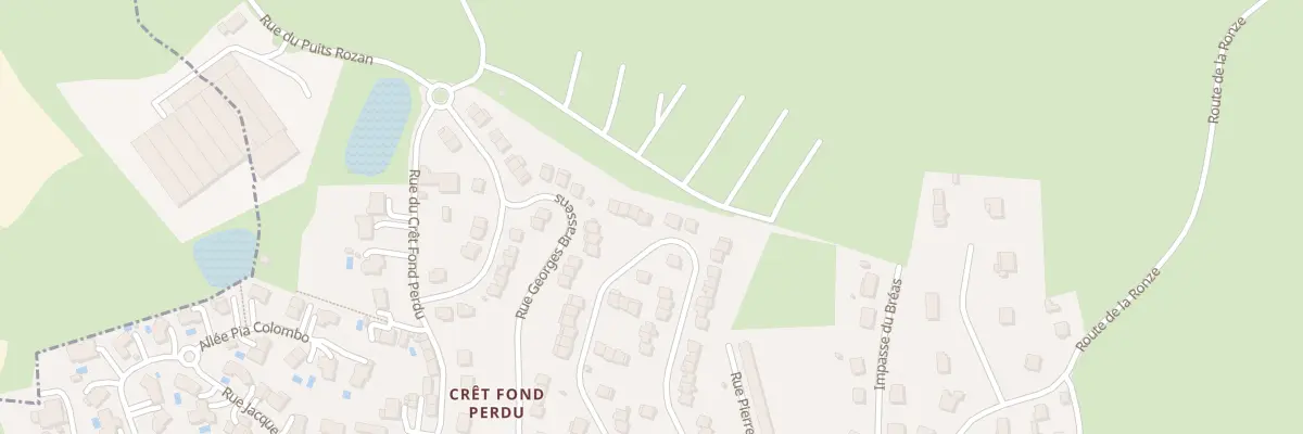 Plan du 46 Rue Georges Brassens à Saint-Jean-Bonnefonds