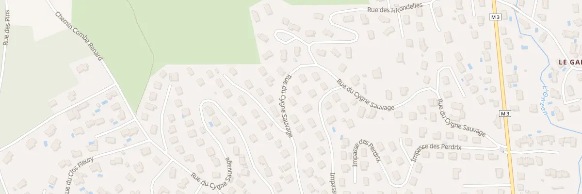 Plan du 27 Rue du Cygne Sauvage à Sorbiers