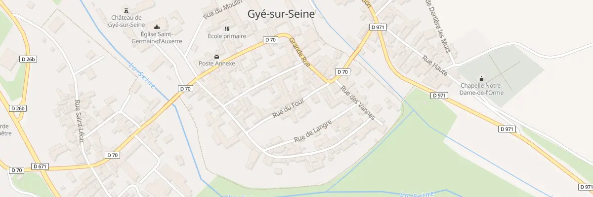 Plan du 11 Rue du Four à Gyé-sur-Seine