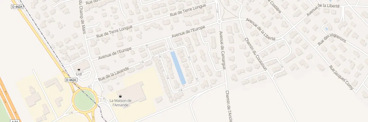 Plan du 23 Rue Le Clos du Chardonnay à Garons