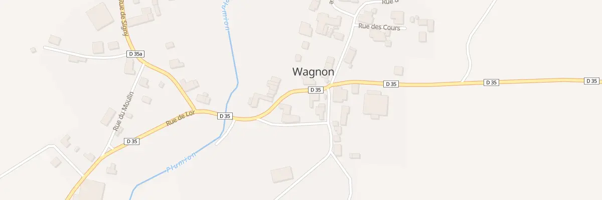Plan du 5002 Le Village à Wagnon