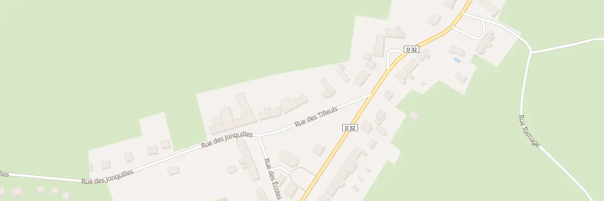 Plan du 4 Rue des Tilleuls à Regniowez