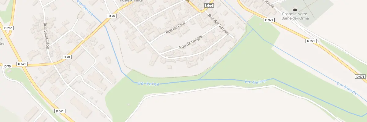 Plan du 32 Rue des Vannes à Gyé-sur-Seine