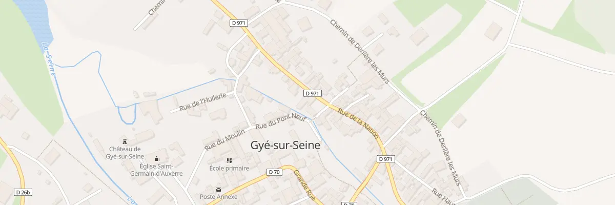 Plan du 20B Rue de la Nation à Gyé-sur-Seine