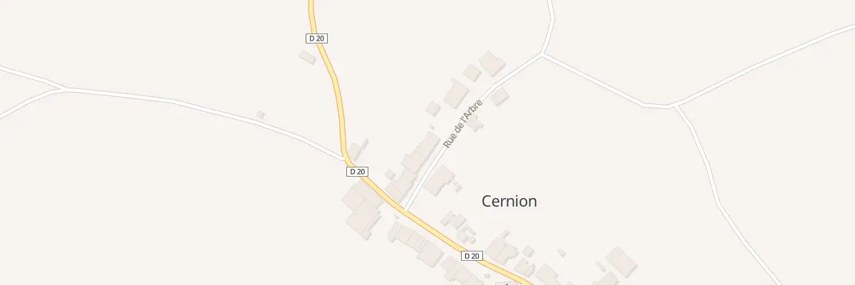 Plan du 7 Rue Grand Rue à Cernion