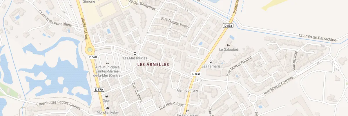 Plan du 9002 Rte de Cacharel à Saintes-Maries-de-la-Mer