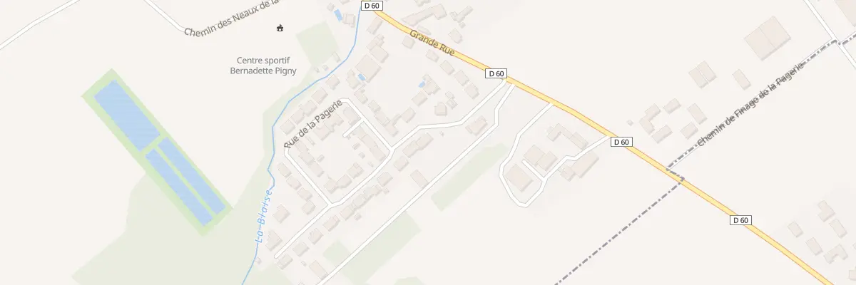 Plan du 62 Rue de la Pagerie à Moncetz-Longevas