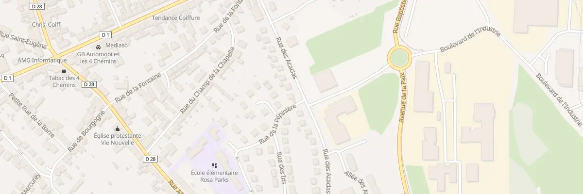 Plan du 36 Rue des Acacias au Creusot