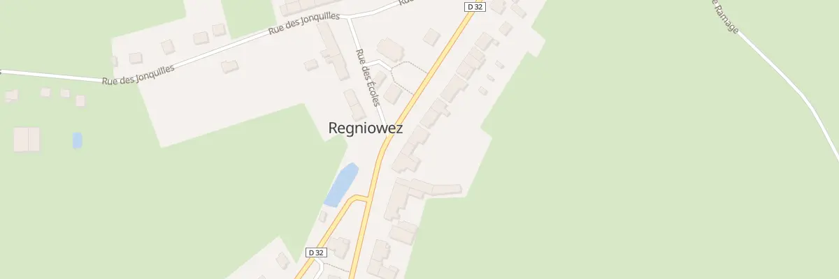 Plan du 35 Rue de l’Europe à Regniowez