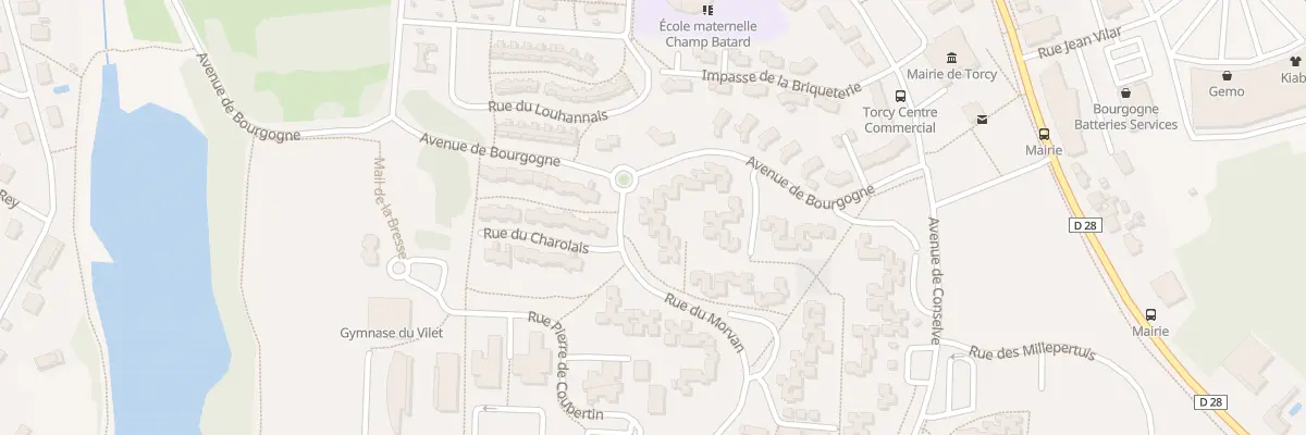 Plan du 23 Rue du Morvan à Torcy