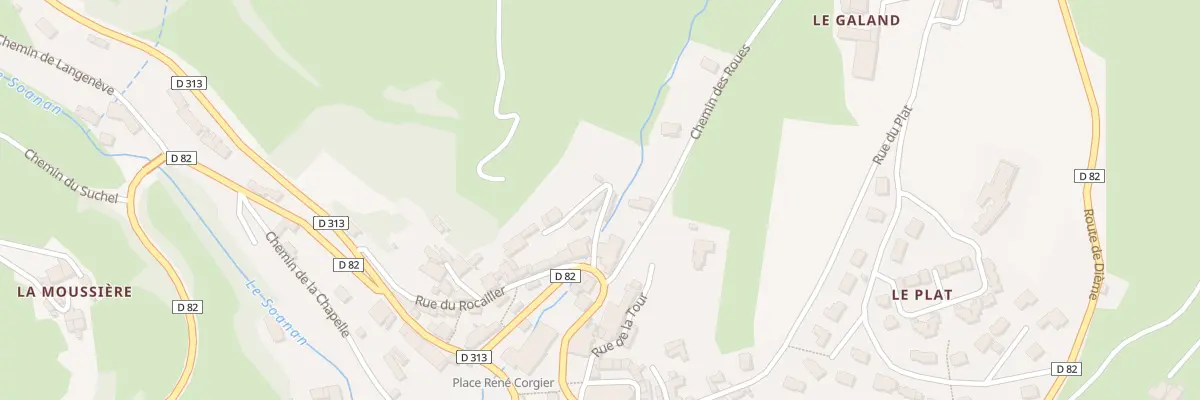 Plan du 5029A Le Rocailler à Valsonne