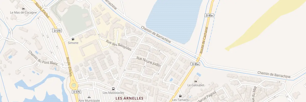 Plan du 10 Rue Fanfonne Guillerme à Saintes-Maries-de-la-Mer
