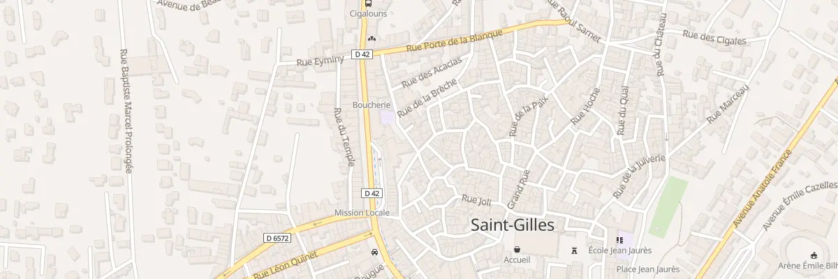 Plan du 15 Rue Andre Chamson à Saint-Gilles