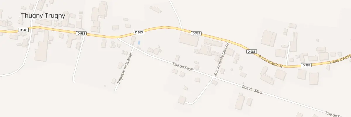 Plan du 7 Rue de Seuil à Thugny-Trugny