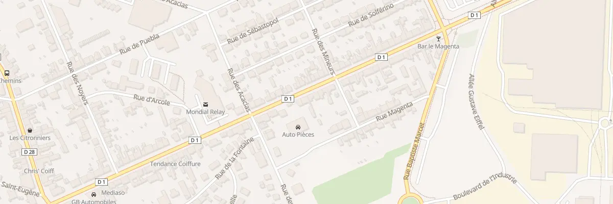 Plan du 59 Rue President Wilson au Creusot