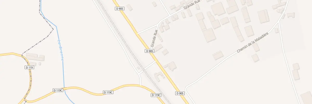 Plan du 1 Rte de Dijon à Seigny
