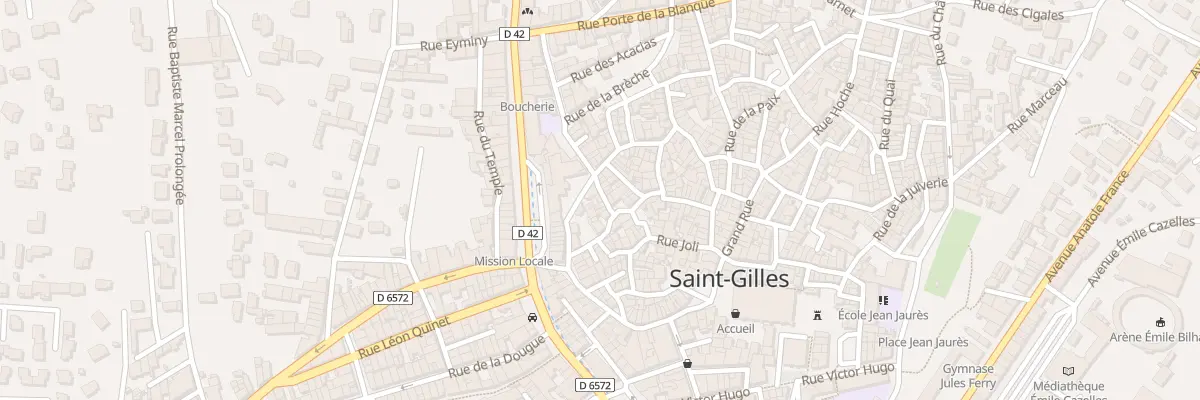 Plan du 18 Rue Andre Chamson à Saint-Gilles