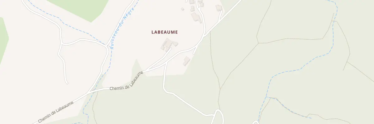 Plan du 1040 Che de Labeaume à Lagorce